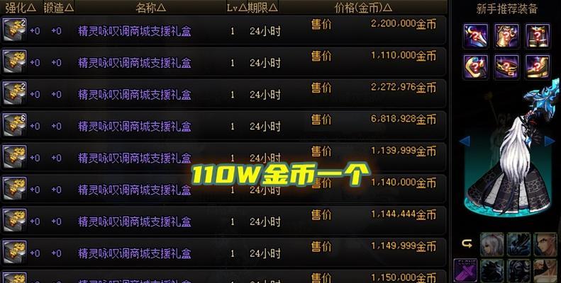《DNF》游戏冒险装备大支援活动（一次性解决你的装备难题！）