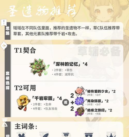 《摇摇培养攻略原神》-解锁角色潜能的终极指南（探索原神世界，发现摇摇培养的奇妙之道）
