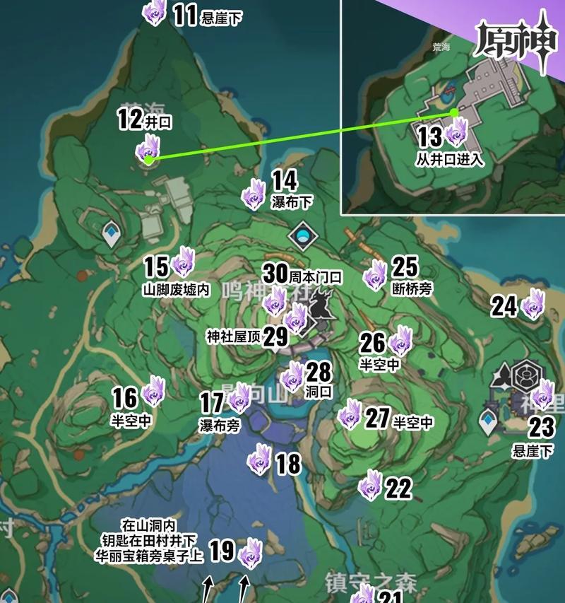 原神攻略（一场关于稻妻的冒险之旅，开启你的神秘之门！）